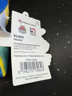 Pokemon 2024 World Championships Honolulu Hawaii Exclusive Pikachu Plush! - Image 3