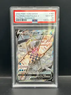 Pokemon PSA 10 GEM MT Origin Forme Palkia V 167/189 Astral Radiance FA Holo 0722 - Image 1
