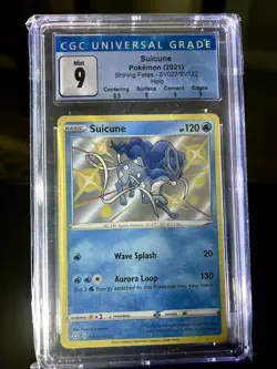 2021 Shining Fates Suicune SV022/SV122 Shiny Vault Holo Pokemon CGC 9 Mint - Image 4