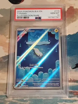 Tyanmo Illustration Rare 113/085 PSA 10 GEM MT - 2025 Pokemon TCG Black Bolt - Image 1