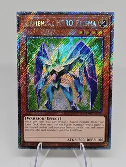 Yugioh Elemental HERO Prisma RA03-EN193 Platinum Secret Rare 1st - Image 1