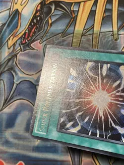 Yugioh Super Polymerization LCGX-EN101 Secret Rare 1st Edition NM EU - Image 3