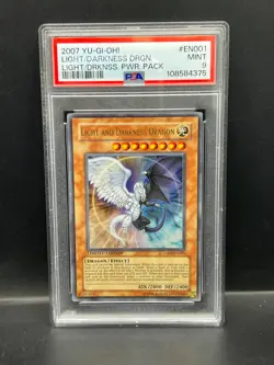 Yugioh PSA 9 MINT Light and Darkness Dragon LDPP-EN001 Ultra Rare Limited S#4375 - Image 1