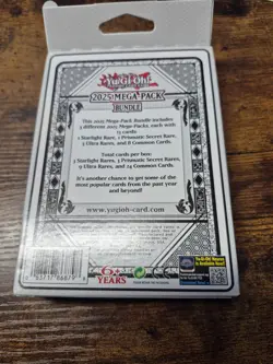 Yu-Gi-Oh! Yugioh 2025 Mega-Pack Bundle Factory Sealed 3 Pack Box (72) - Image 2