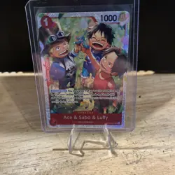 Ace & Sabo & Luffy OP13-007 - One Piece TCG English - SR - Image 1