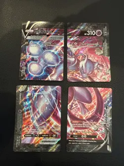 Mewtwo V-Union Set - Pokemon Sword & Shield Promo Holo Card NM -B - Image 1