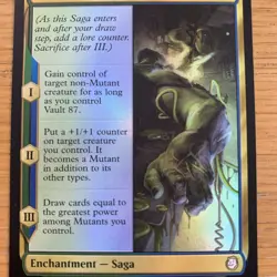 Vault 87: Forced Evolutions FOIL - Fallout NM Magic The Gathering MTG Rare Card - Image 2