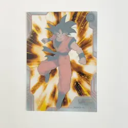 S0436 Son Goku Japanese Dragon Ball Movie Promo Clear Card - Image 2