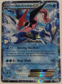 Ash-Greninja EX XY133 XY Promos Foil Pokemon card - Image 1