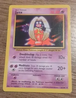 Jynx 031/102 Base Set Regular WOTC Pokemon Card - Image 1