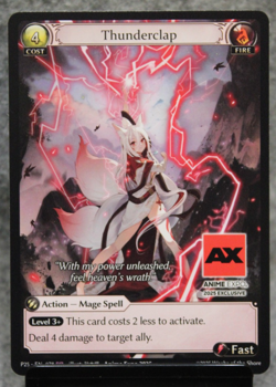 Grand Archive TCG Thunderclap Non-Foil Promo Card Anime Expo 2025 - Image 1
