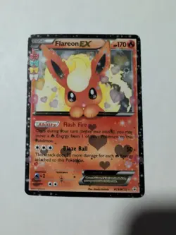 Flareon EX RC6-32 Generations Radiant Collection Holo Card LP-NM Condition - Image 1