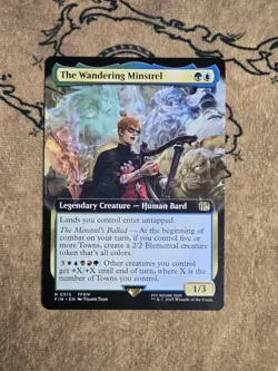 The Wandering Minstrel (Extended Art) 0515 Final Fantasy Non-Foil NM - Image 1