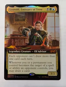 MTG Leovold, Emissary of Trest - Ultimate Masters: Box Toppers Foil - NM - Image 1