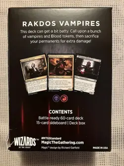 Magic the Gathering MtG 2022 Rakdos Vampires Challenger Deck [Standard] - Sealed - Image 2
