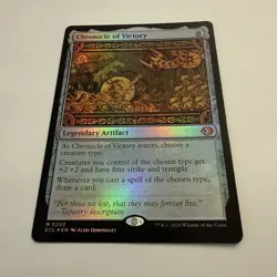 Chronicle of Victory FOIL 253 Lorwyn Eclipsed ECL MTG Mythic Unplayed Mint M/NM - Image 3