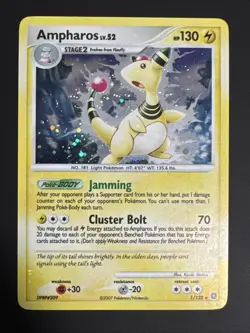 Ampharos 1/132 Secret Wonders Holo Rare 2007 Pokemon TCG NM - Image 1