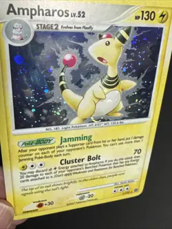 Ampharos 1/132 Secret Wonders Holo Rare 2007 Pokemon TCG NM - Image 5