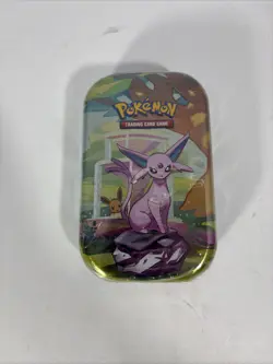 Pokemon TCG Prismatic Evolutions - Espeon Mini Tin - Factory Sealed - Image 1