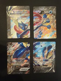 Greninja V-UNION Pokemon Sword & Shield Promo SWSH155-158 Set of 4 - B - Image 1