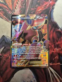 Volcanion EX (Full Art) 107/114 XY - Pokemon TCG Steam Siege Holo Near Mint - Image 1