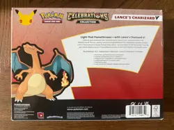 Pokemon TCG: Celebrations Collection Box Lance's Charizard V 820650101625 - Image 2