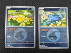 Pokemon Ascended Heroes Lot Psyduck 039/217 and Golduck 040/217 Holo patterns - Image 1