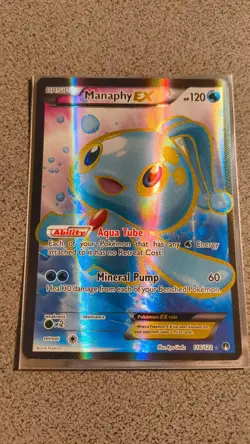Manaphy EX (Full Art) 116/122 Breakpoint Holo Pokemon TCG (LP-NM) - Image 1