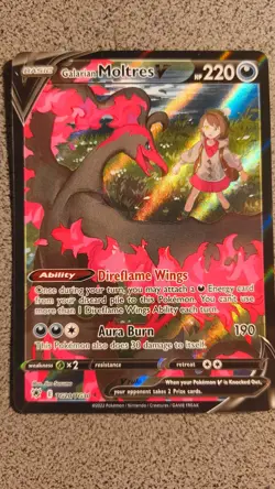 Galarian Moltres V TG20/TG30 SWSH10: Astral Radiance Trainer Gallery - NM - Image 1