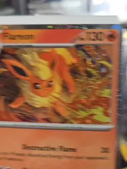 FLAREON SV167 Prismatic Evolutions 'Poster Collection' Promo Pokemon TCG NM - Image 4