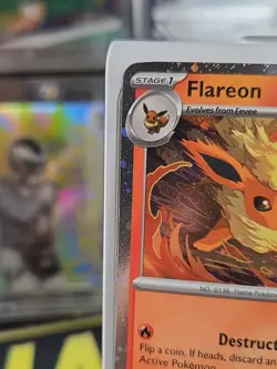 FLAREON SV167 Prismatic Evolutions 'Poster Collection' Promo Pokemon TCG NM - Image 5
