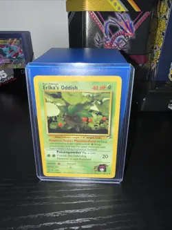 Pokemon TCG Erika's Oddish Gym Heroes 47/132 Unlimited Uncommon LP - Image 1