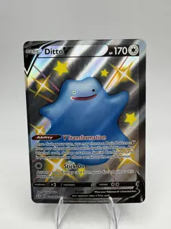 Pokemon TCG Shining Fates: Shiny Vault #SV118/SV122 Ditto V - Image 1