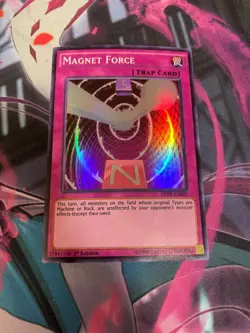 YUGIOH - MAGNET FORCE - SUPER RARE - NM - DPRP - 1ST ED - Image 1