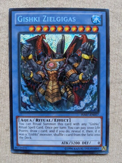 Near Mint Condition- Gishki Zielgigas - HA07-EN057 Super Rare NM Yugioh - Image 1