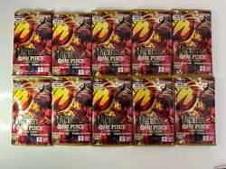 One Piece CCG The Best Volume 2 Premium Booster Packs Unmapped 10 Count Bundle - Image 1