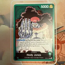 HODY JONES - LEADER - OP06 - FOIL - ONE PIECE CCG - Image 1