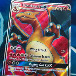 Charizard GX - SM60 - Full Alt Art Promo Rare - Pokemon Card - LP - Image 2