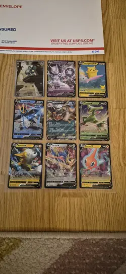 pokemon card binder collection lot english 54 Cards ex,v,full art,reverse. #006 - Image 1