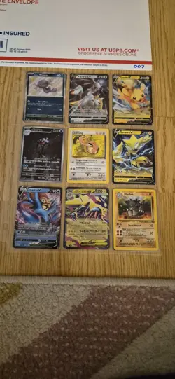 pokemon card binder collection lot english 54 Cards ex,v,full art,reverse. #007 - Image 1