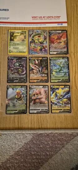 pokemon card binder collection lot english 54 Cards ex,v,full art,reverse. #008 - Image 1