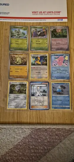 pokemon card binder collection lot english 54 Cards ex,v,full art,reverse. #008 - Image 5