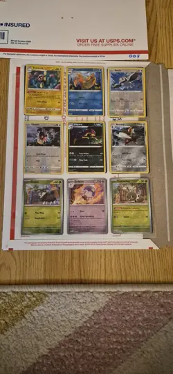 pokemon card binder collection lot english 54 Cards ex,v,full art,reverse. #005 - Image 3