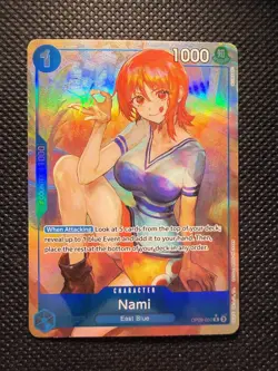 Nami OP09-050 (Alternate Art) One Piece Card Game ENGLISH FOIL NM - Image 1