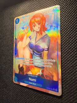 Nami OP09-050 (Alternate Art) One Piece Card Game ENGLISH FOIL NM - Image 5