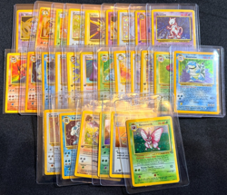 27 Pokemon TCG Holo Rare Cards W/ Protective Sleeve Lot Authentic - Image 1