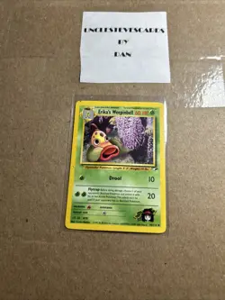 Pokemon TCG: Gym Heroes Erika's Weepinbell Uncommon Card 48/132 - Image 1