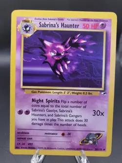 Pokemon Card - Sabrina's Haunter Gym Heroes 58/132 Common - Image 1