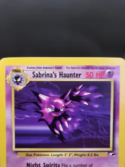 Pokemon Card - Sabrina's Haunter Gym Heroes 58/132 Common - Image 3