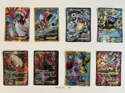 Pokemon TCG EX & Mega EX Full Art Holo Lot - 8 Cards Gyarados, Blastoise - Image 1